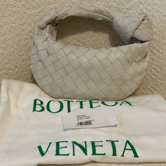 Bottega Veneta Chalk White Woven Bag - Picture 12 of 14